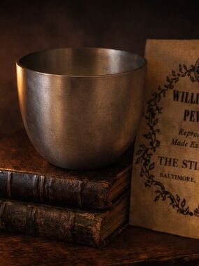 Colonial Williamsburg Jefferson Pewter Cup Stieff Historic Replica